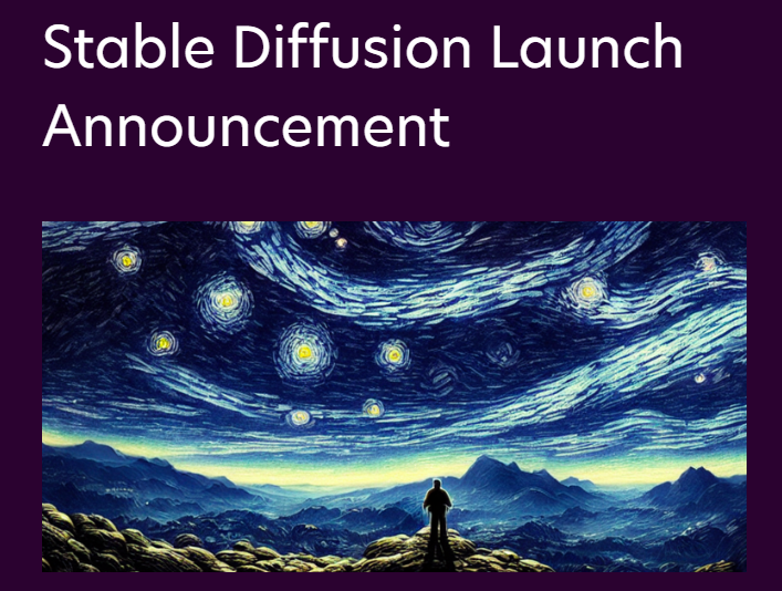 一文了解爆红AI项目 Stable Diffusion及其背后的机构 Stability AI