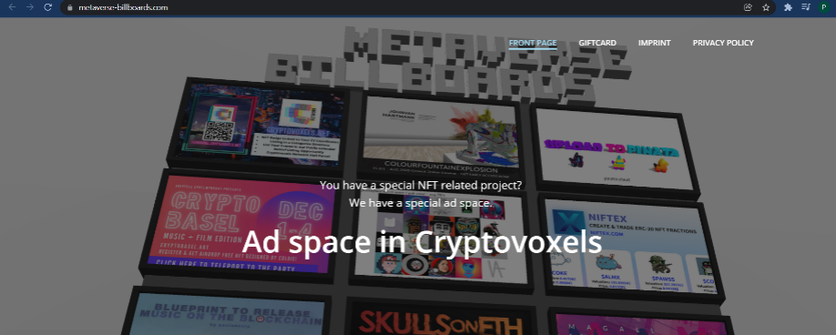 探究元宇宙里的广告模式与机遇，以Metaverse Billboards为例