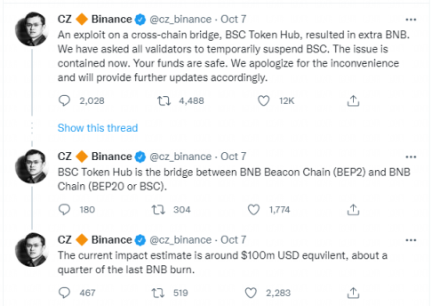 BNB Chain 安全事件分析：涉及总金额超 8.5 亿美元