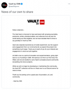 CNN 关闭其于去年推出的 NFT 市场 Vault，引发社区指控