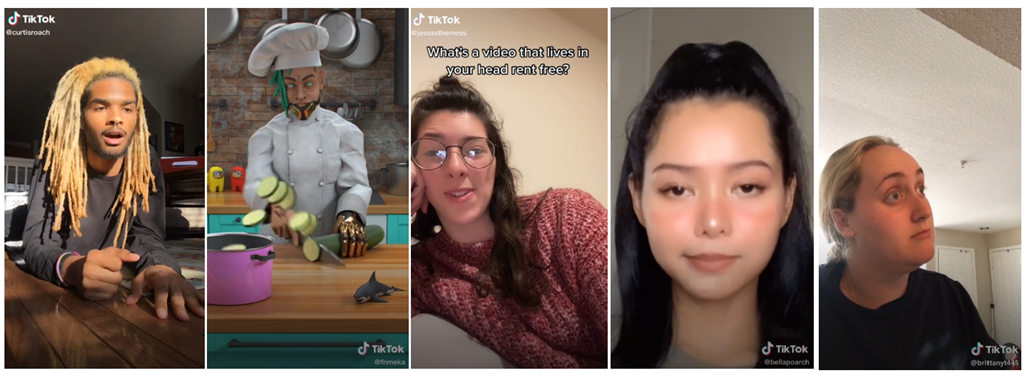 首批精选六段文化现象级的TikTok短视频  来源：TikTok